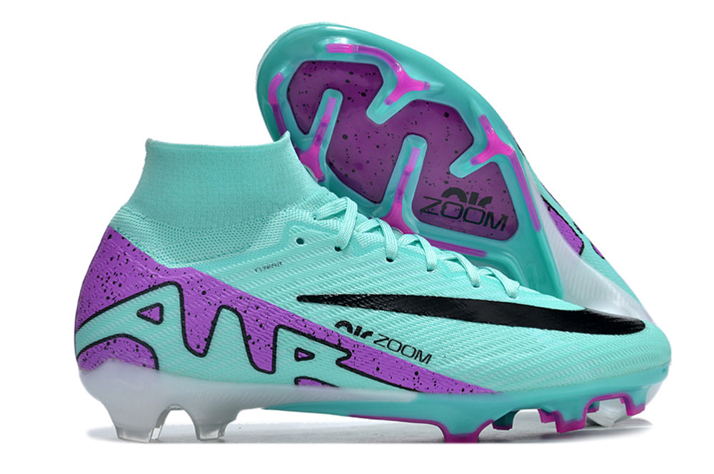 Nike Jr. Mercurial Superfly 9 Club FG/MG-HYPER TURQ/FUCHSIA product image 1, provided for visual reference and product
