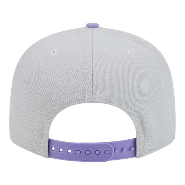 New Era Sacramento Kings 2-Tone Color Pack 9FIFTY Snapback Hat -Gray/Purple product image 3, provided for visual reference