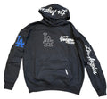 Pro Standard Men Los Angeles Dodgers Paint The City Hoodie-Black product image 1, provided for visual reference and product
