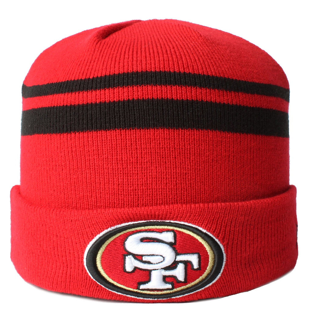 New Era San Francisco 49ers NFL Cuffed Knit product image 1, provided for visual reference and product detail review