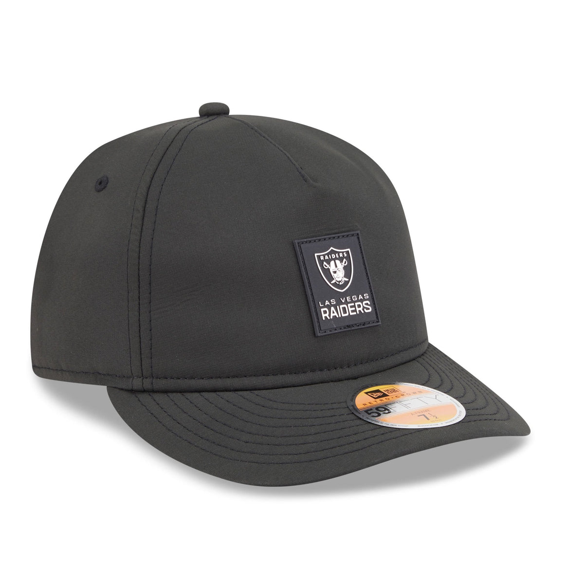 New Era Las Vegas Raiders Performance Retro Crown A-Frame ON-FIELD Sideline 59FIFTY Fitted Hat-Black product image 1,