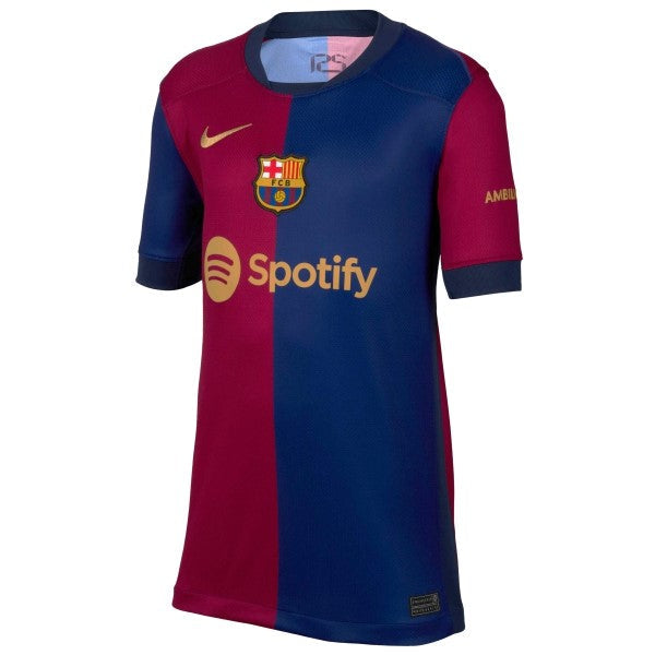 Nike Youth Barcelona Home Stadium Jersey 24/25 product image 1, provided for visual reference and product detail review