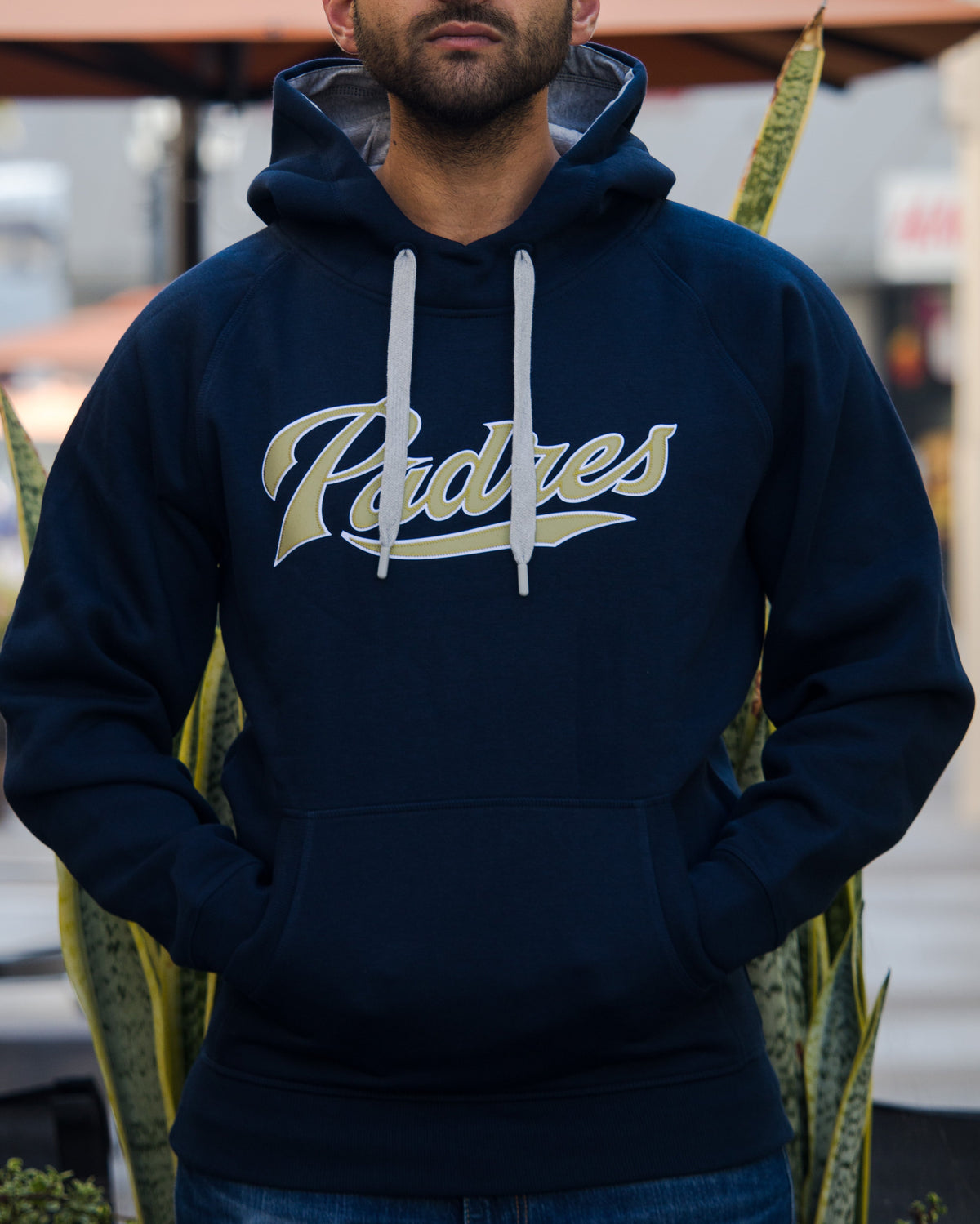 San Diego Padres 04 Cooperstown Men's Antigua Navy Hoodie product image 2