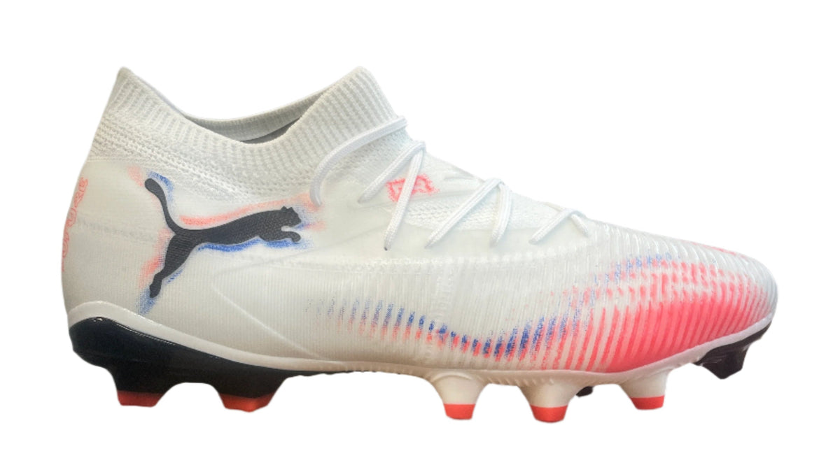 Puma Future 8 Match FG/MG-White/Glowing Red/Rouge product image 2, provided for visual reference and product detail review