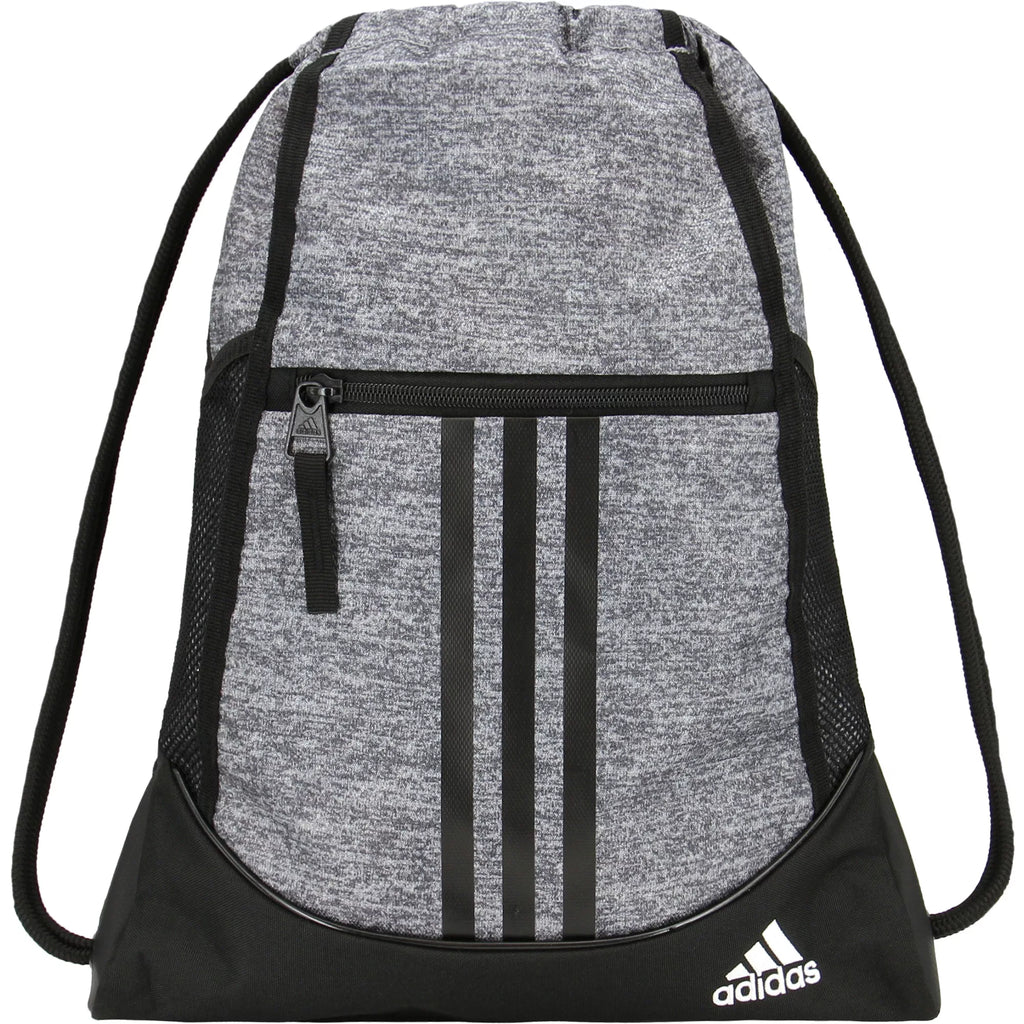 Adidas Alliance II Sackpack - Grey/Black product image 3, provided for visual reference and product detail review