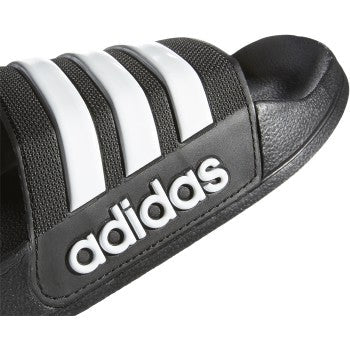Adidas Adilette Shower Slides-Black/White product image 4, provided for visual reference and product detail review