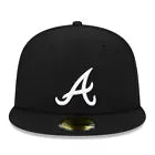 New Era Atlanta Braves 2021 World Series Team Color 59FIFTY Fitted Hat - Black/White product image 2, provided for visual