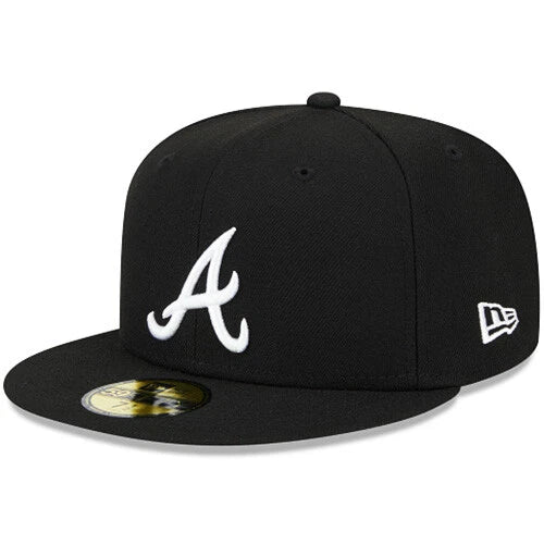New Era Atlanta Braves 2021 World Series Team Color 59FIFTY Fitted Hat - Black/White product image 4, provided for visual