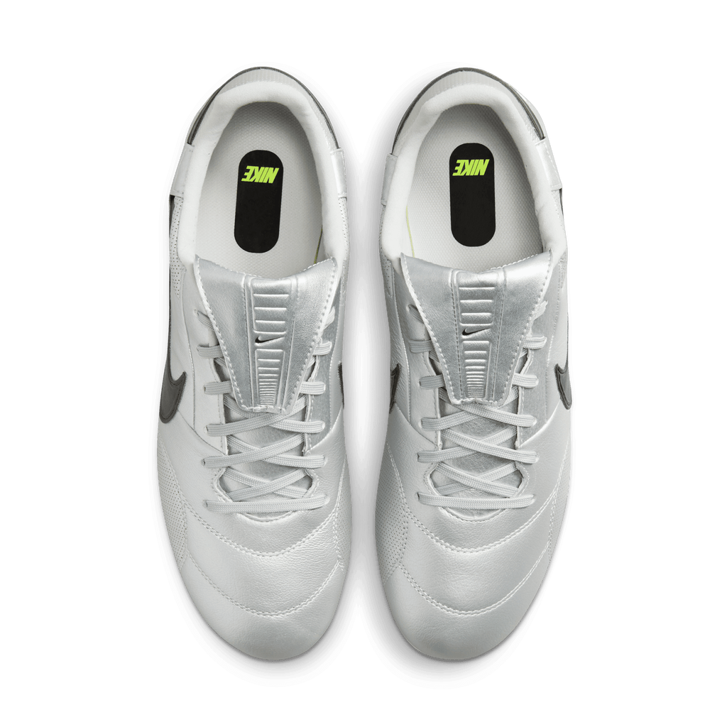 Nike Premier 3 FG-Metallic Silver/Black-Volt product image 4, provided for visual reference and product detail review