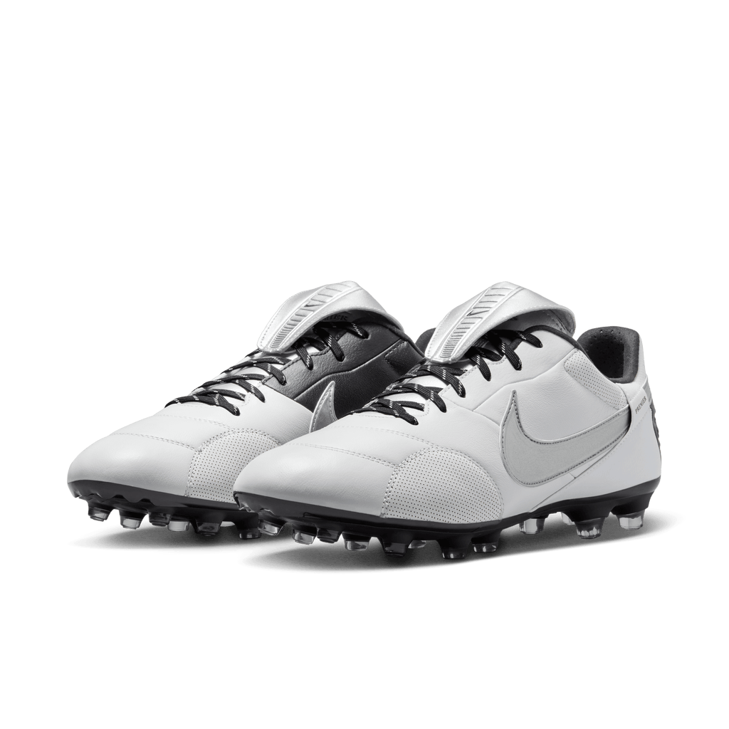 Nike Premier 3 FG-PHOTON DUST/METALLIC SILVER/BLACK product image 3, provided for visual reference and product detail review