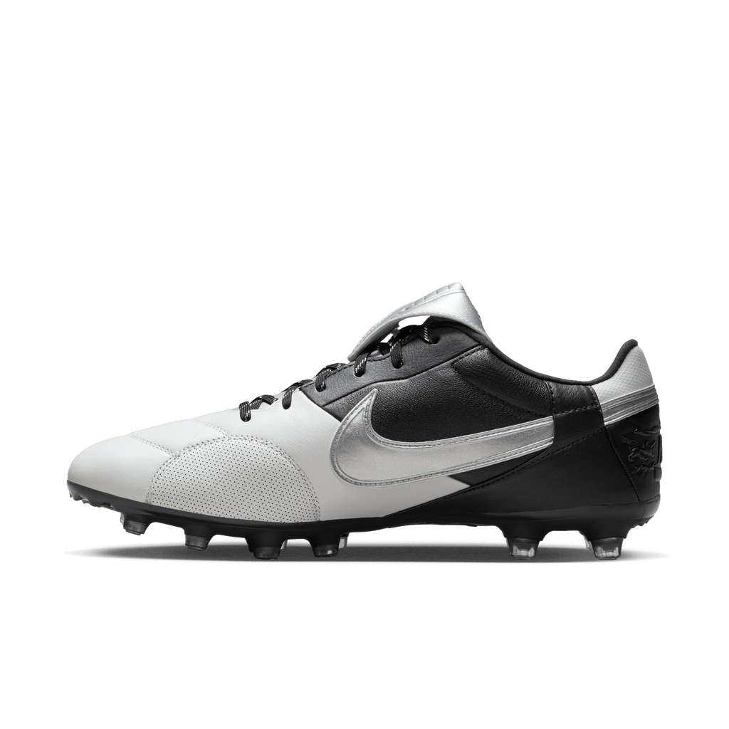 Nike Premier 3 FG-PHOTON DUST/METALLIC SILVER/BLACK product image 2, provided for visual reference and product detail review
