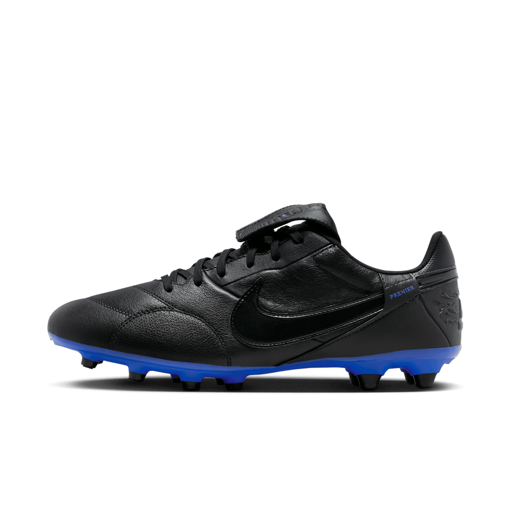 Nike Premier 3 FG-Black/Hyper Royal product image 2, provided for visual reference and product detail review