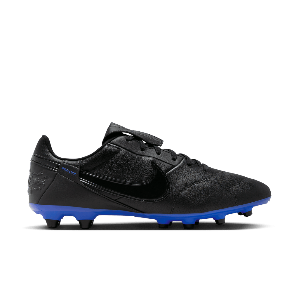Nike Premier 3 FG-Black/Hyper Royal product image 1, provided for visual reference and product detail review