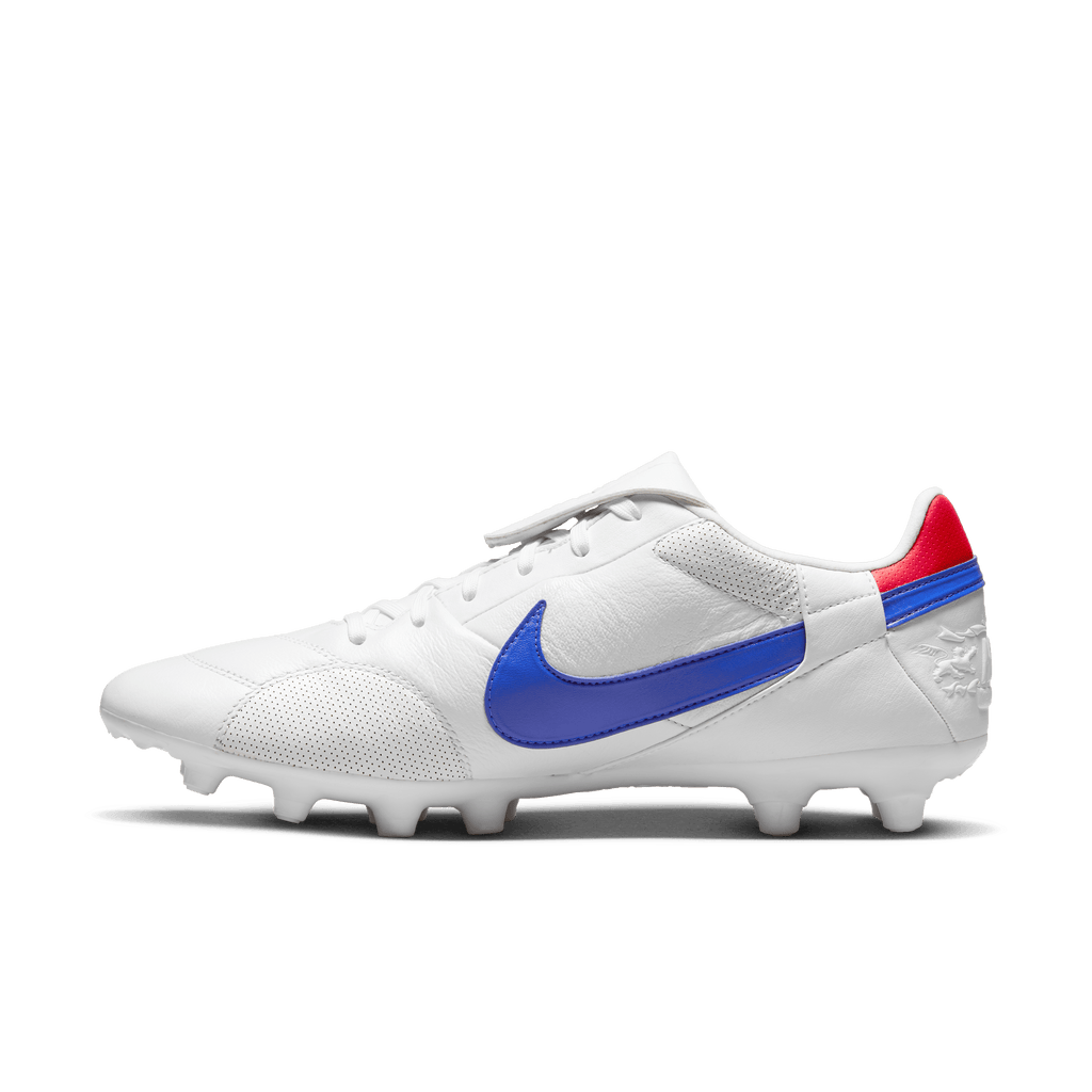 Nike Premier 3 FG-White/Royal/Red product image 2, provided for visual reference and product detail review
