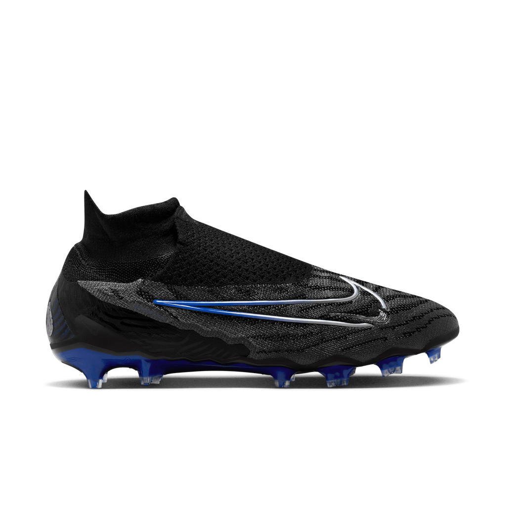 Nike Gripknit Phantom GX Elite Dynamic Fit FG-Black/ Royal product image 1, provided for visual reference and product detail