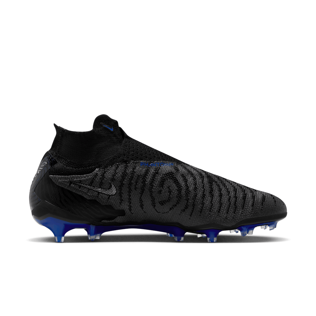 Nike Gripknit Phantom GX Elite Dynamic Fit FG-Black/ Royal product image 2, provided for visual reference and product detail