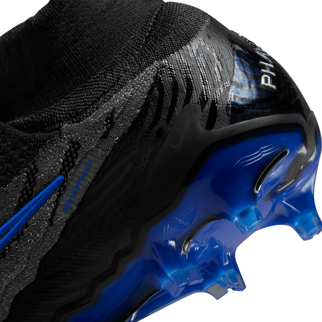 Nike Gripknit Phantom GX Elite Dynamic Fit FG-Black/ Royal product image 6, provided for visual reference and product detail