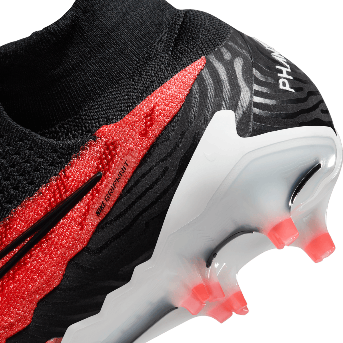 Nike Gripknit Phantom GX Elite Dynamic Fit FG-Bright Crimson/Black-White product image 6, provided for visual reference and