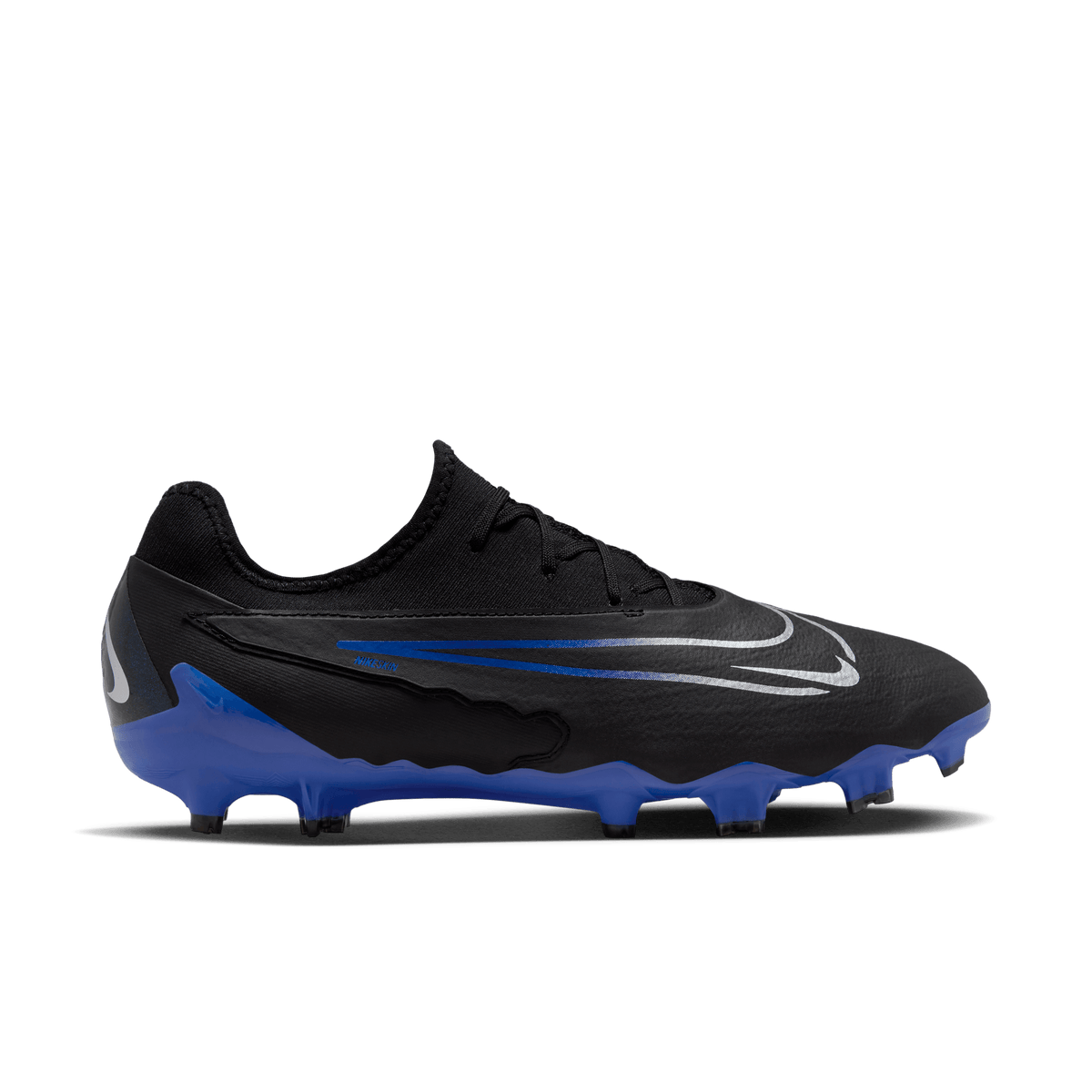 Nike Phantom GX Pro Dynamic Fit FG-Black/Chrome-Hyper Royal product image 1, provided for visual reference and product