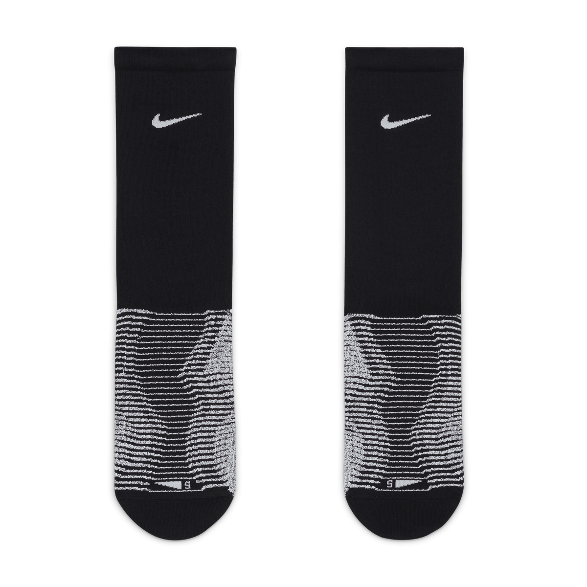 Nike Grip Vapor Strike Soccer Socks-Black product image 2, provided for visual reference and product detail review