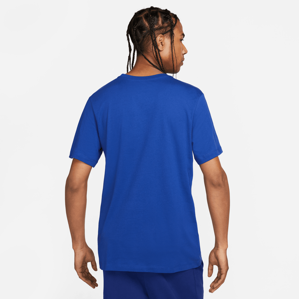 Nike Men Chelsea FC Crest Soccer T-Shirt-Blue product image 2, provided for visual reference and product detail review