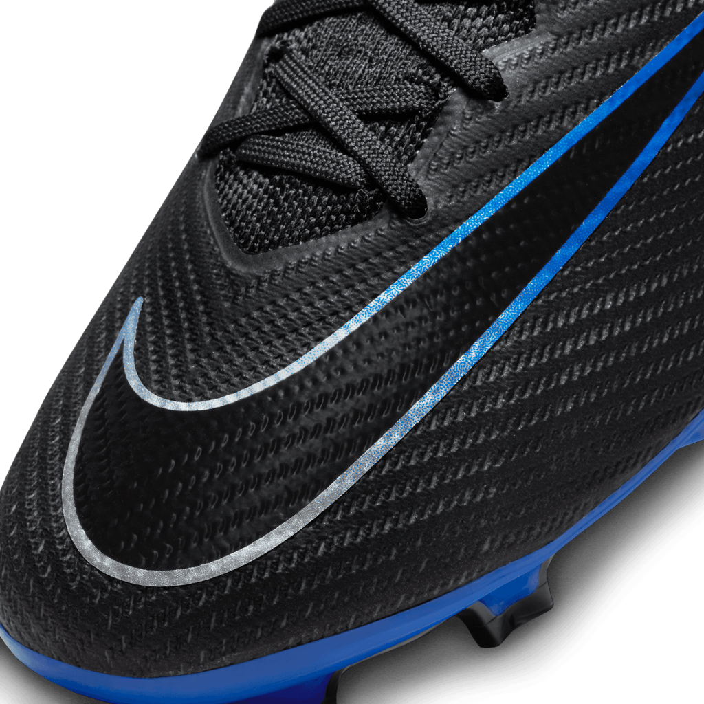 Nike Zoom Mercurial Superfly 9 Elite FG-Black/Blue product image 5, provided for visual reference and product detail review