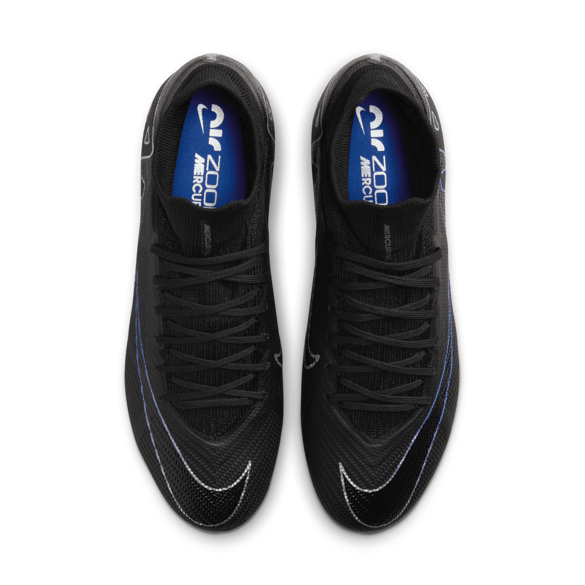 Nike Zoom Mercurial Superfly 9 Pro FG-Black/Blue product image 5, provided for visual reference and product detail review