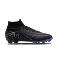 Nike Zoom Mercurial Superfly 9 Pro FG-Black/Blue product image 1, provided for visual reference and product detail review