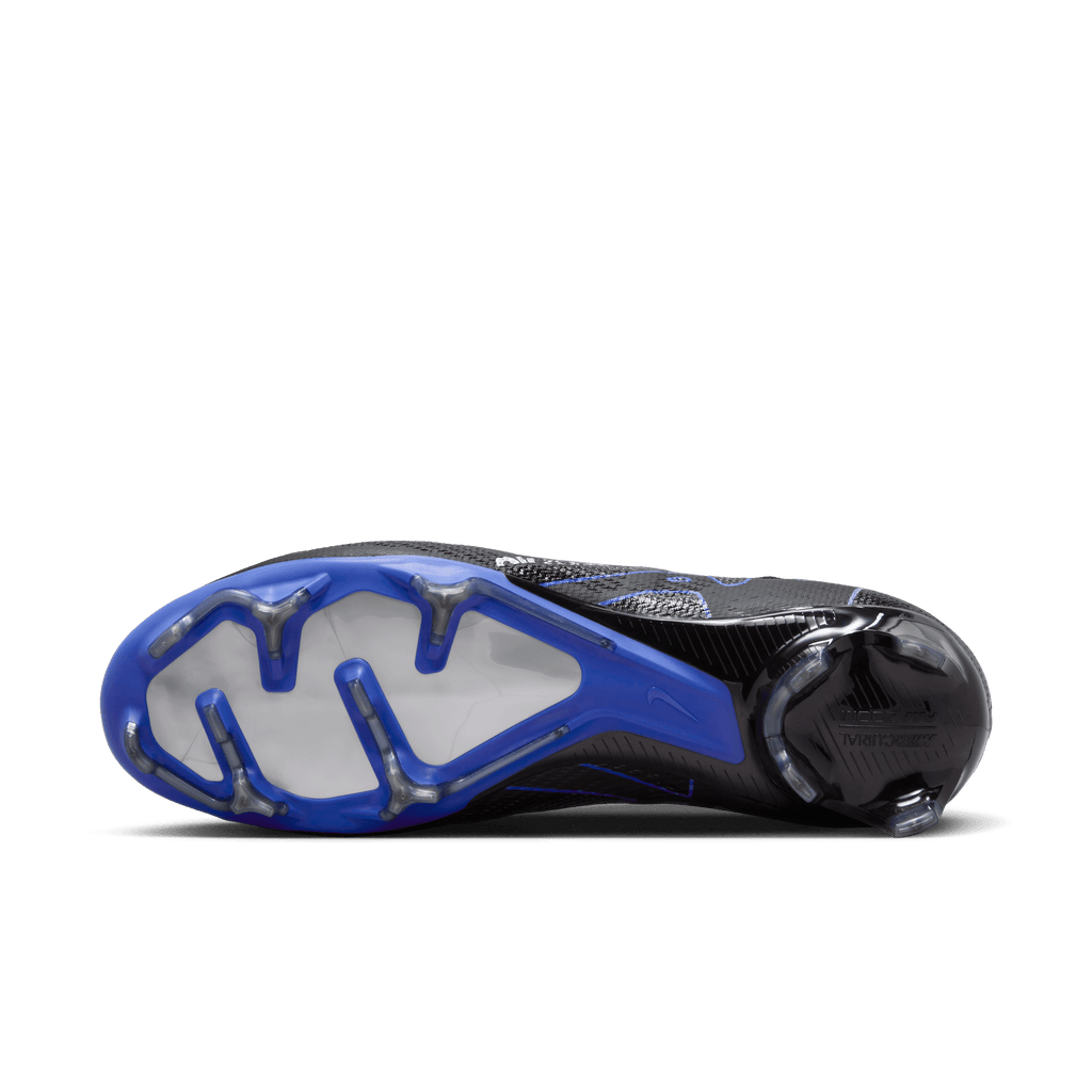 Nike Zoom Mercurial Superfly 9 Pro FG-Black/Blue product image 3, provided for visual reference and product detail review
