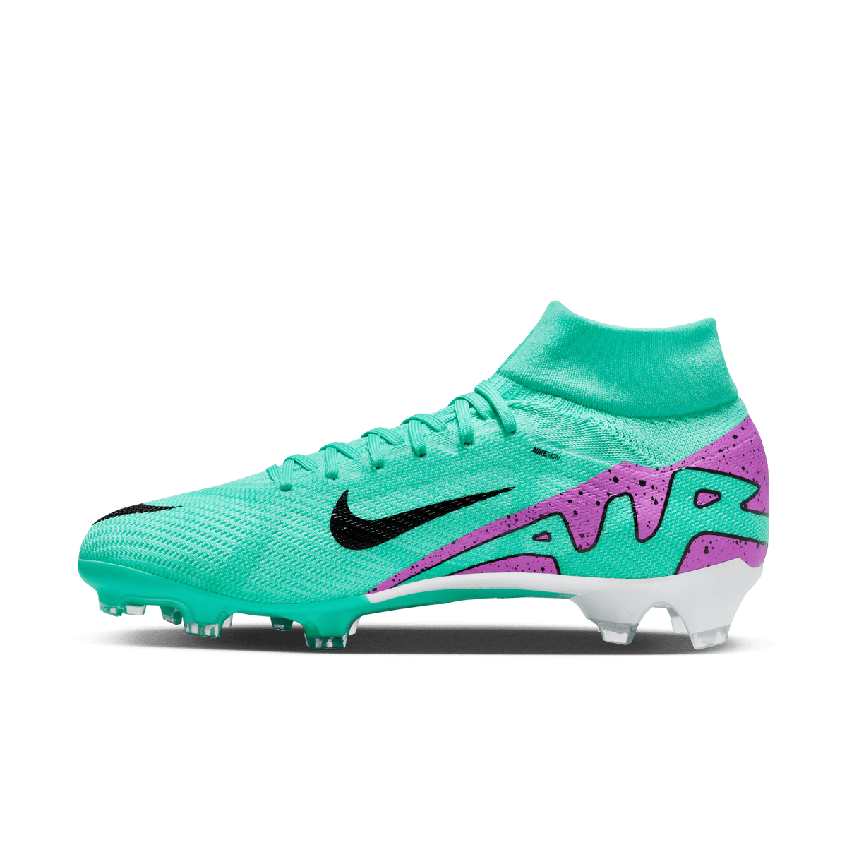 Nike Zoom Mercurial Superfly 9 Pro FG-Hyper Turq/Fuchsia Dream product image 2, provided for visual reference and product