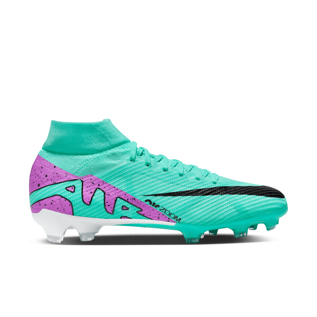Nike Zoom Mercurial Superfly 9 Pro FG-Hyper Turq/Fuchsia Dream product image 1, provided for visual reference and product