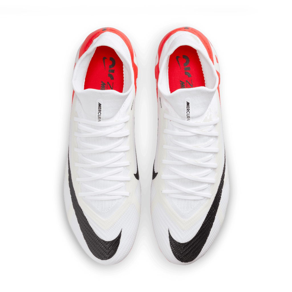 Nike Zoom Mercurial Superfly 9 Pro FG-Bright Crimson/White product image 4, provided for visual reference and product detail