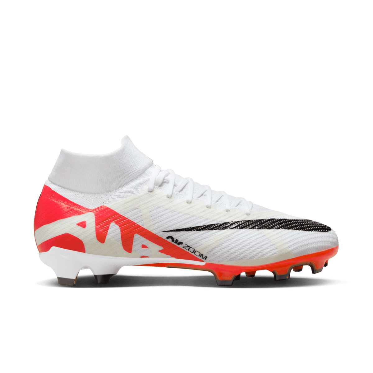 Nike Zoom Mercurial Superfly 9 Pro FG-Bright Crimson/White product image 1, provided for visual reference and product detail