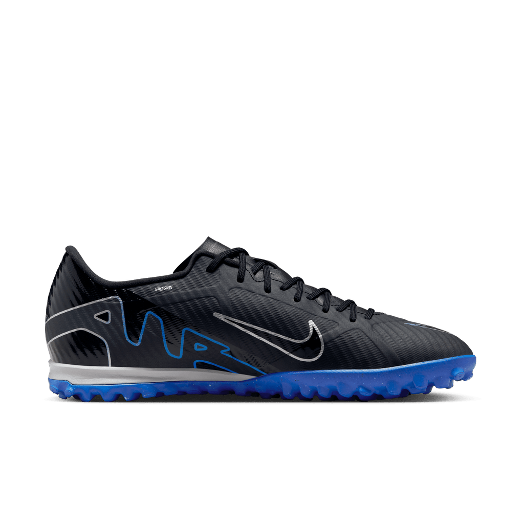 Nike Mercurial Vapor 15 Academy TF-Black/Chrome-Hyper Royal product image 1, provided for visual reference and product