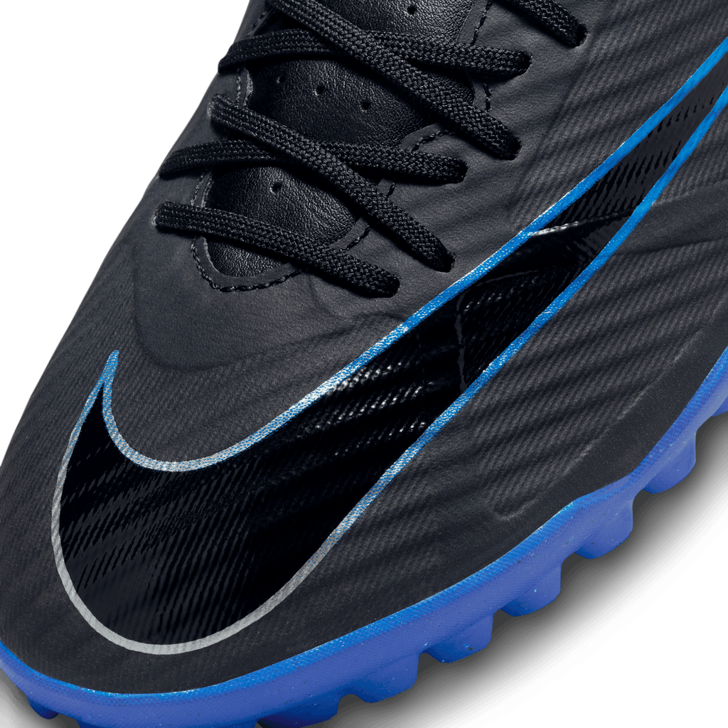 Nike Mercurial Vapor 15 Academy TF-Black/Chrome-Hyper Royal product image 4, provided for visual reference and product