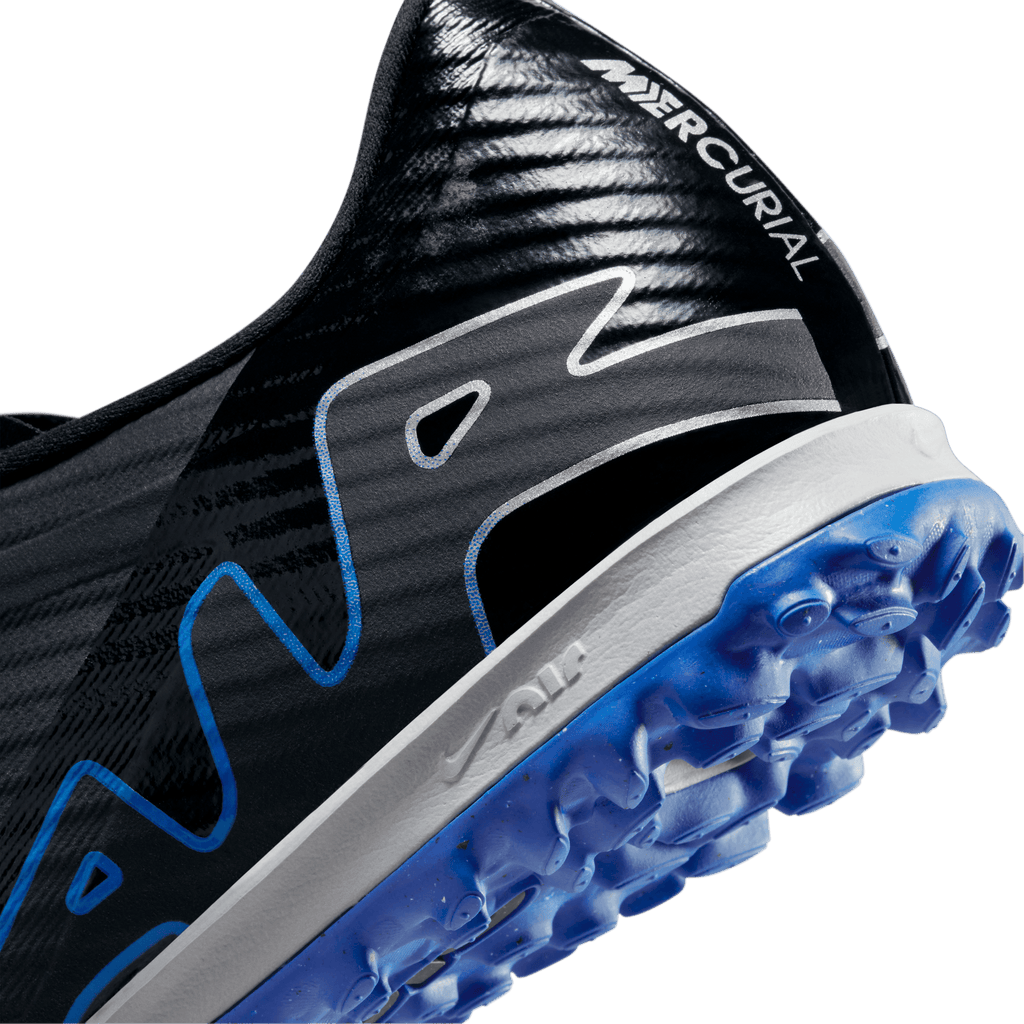 Nike Mercurial Vapor 15 Academy TF-Black/Chrome-Hyper Royal product image 5, provided for visual reference and product