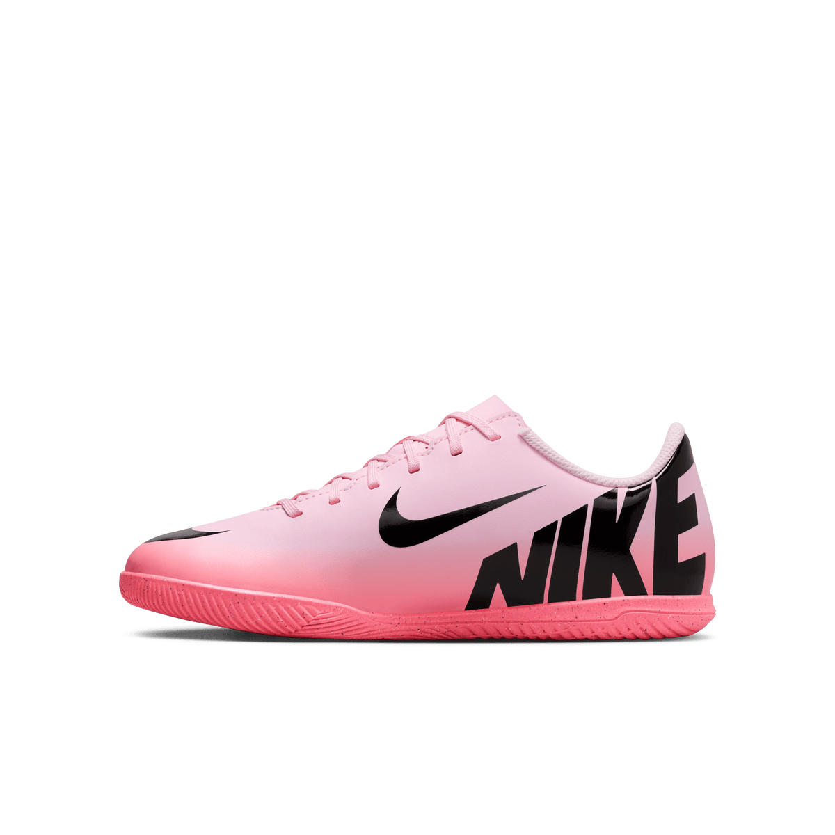 Nike Jr. Mercurial Vapor 15 Club IC - Pink Foam/Black product image 2, provided for visual reference and product detail