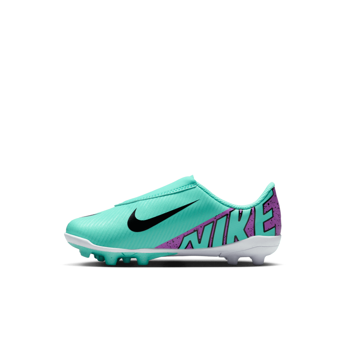 Nike Jr. Mercurial Vapor 15 Club MG-HYPER TURQ/FUCHSIA DREAM/BLACK/WHITE product image 2, provided for visual reference and