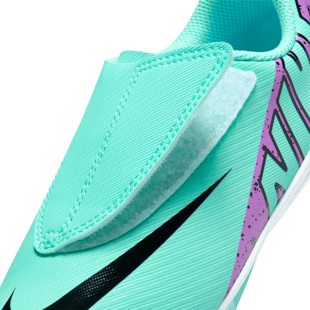 Nike Jr. Mercurial Vapor 15 Club MG-HYPER TURQ/FUCHSIA DREAM/BLACK/WHITE product image 7, provided for visual reference and