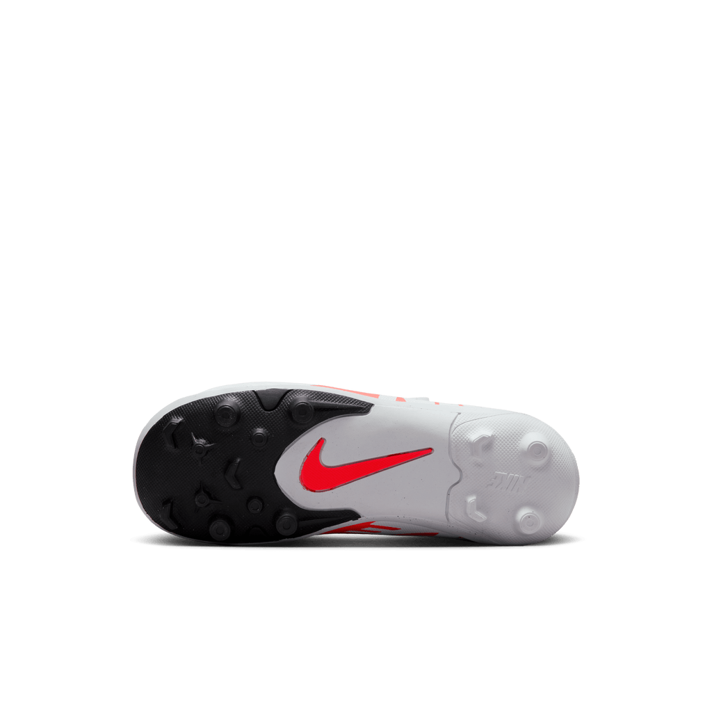 Nike Jr. Mercurial Vapor 15 Club MG-Bright Crimson/White-Black product image 3, provided for visual reference and product