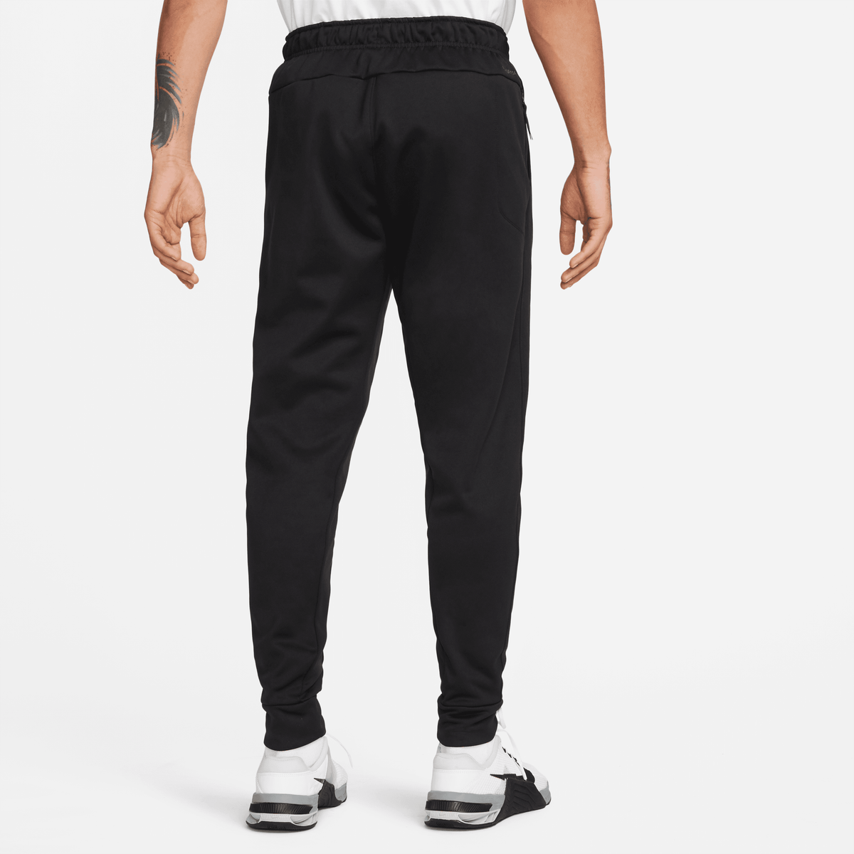 Nike Men Therma-FIT Tapered Fitness Pants-Black product image 2, provided for visual reference and product detail review