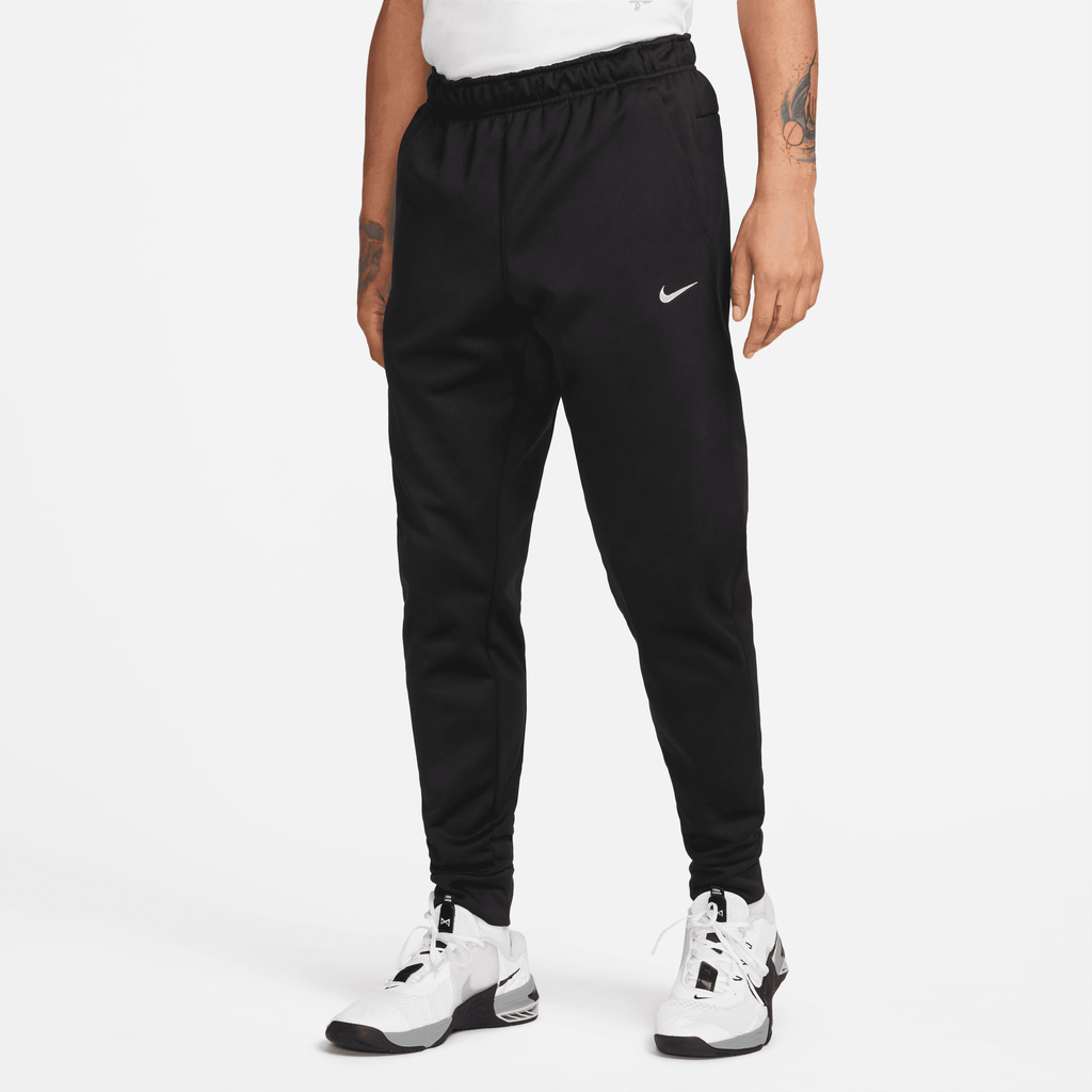 Nike Men Therma-FIT Tapered Fitness Pants-Black product image 1, provided for visual reference and product detail review