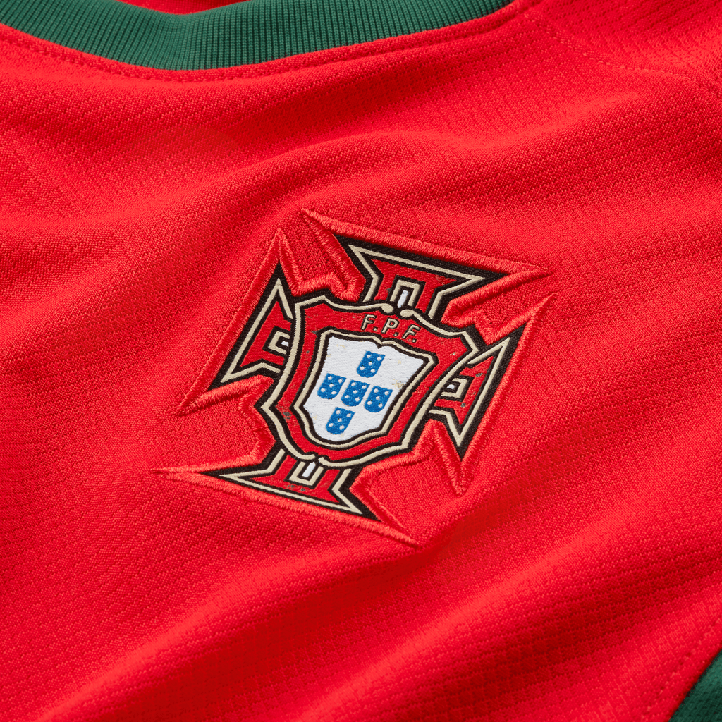 Nike Youth Portugal Stadium Home Dri-FIT Soccer Jersey 2023 product image 3, provided for visual reference and product