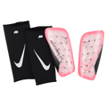 Nike Mercurial Lite Soccer Shin Guards-SUNSET PULSE/BLACK product image 1, provided for visual reference and product detail