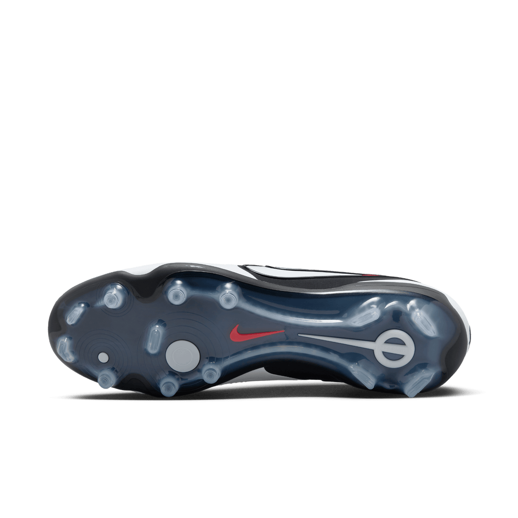 Nike Tiempo Legend 10 Elite FG-White/Black-Bright Crimson product image 3, provided for visual reference and product detail