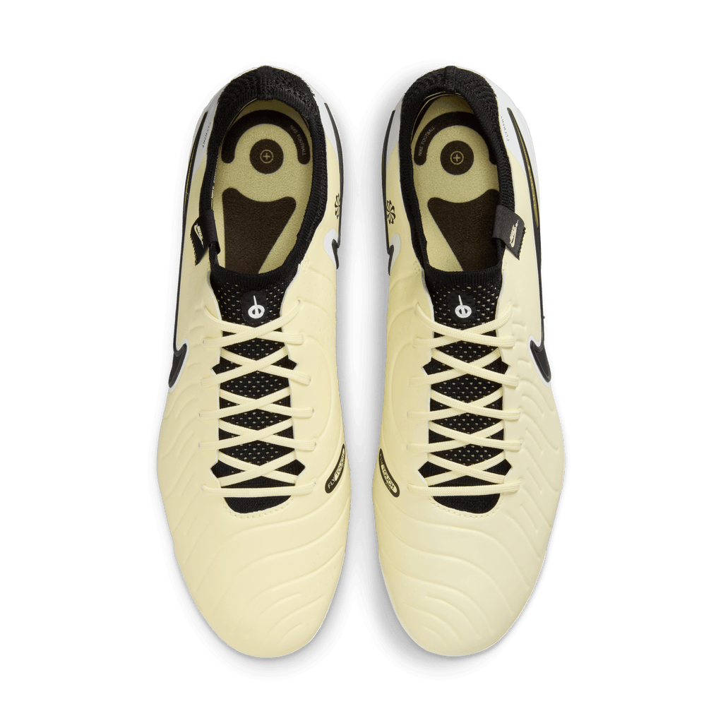 Nike Tiempo Legend 10 Elite FG-Lemonade/Black-Mtlc Gold Coin product image 5, provided for visual reference and product