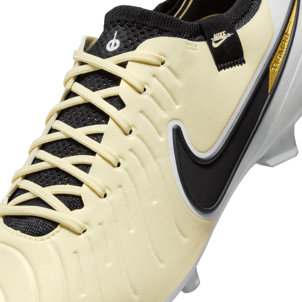 Nike Tiempo Legend 10 Elite FG-Lemonade/Black-Mtlc Gold Coin product image 6, provided for visual reference and product