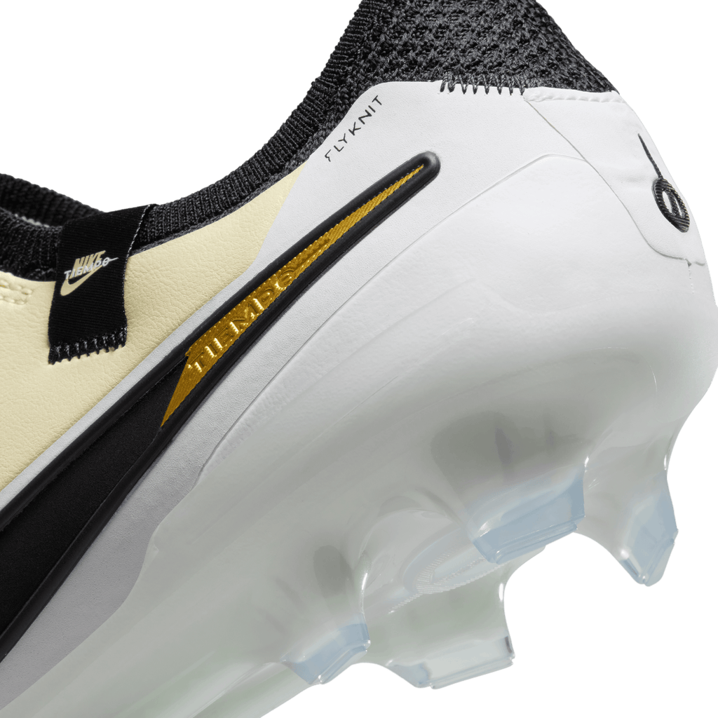 Nike Tiempo Legend 10 Elite FG-Lemonade/Black-Mtlc Gold Coin product image 7, provided for visual reference and product