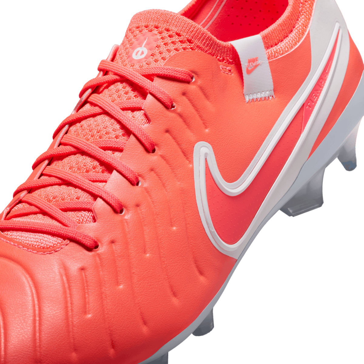 Nike Tiempo Legend 10 Elite FG-Hot Lava/White product image 6, provided for visual reference and product detail review