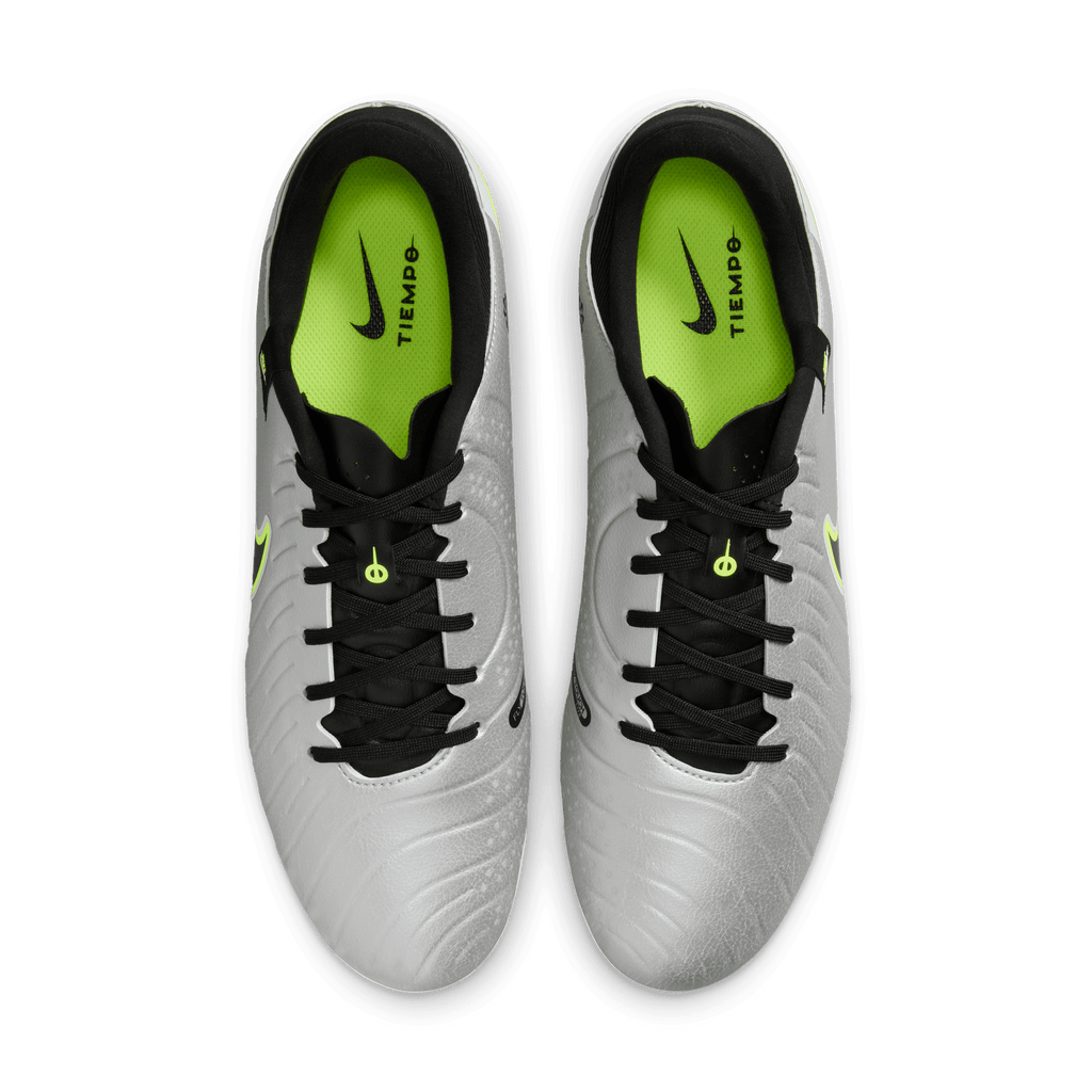 Nike Tiempo Legend 10 Academy FG -Metallic Silver/Black product image 4, provided for visual reference and product detail